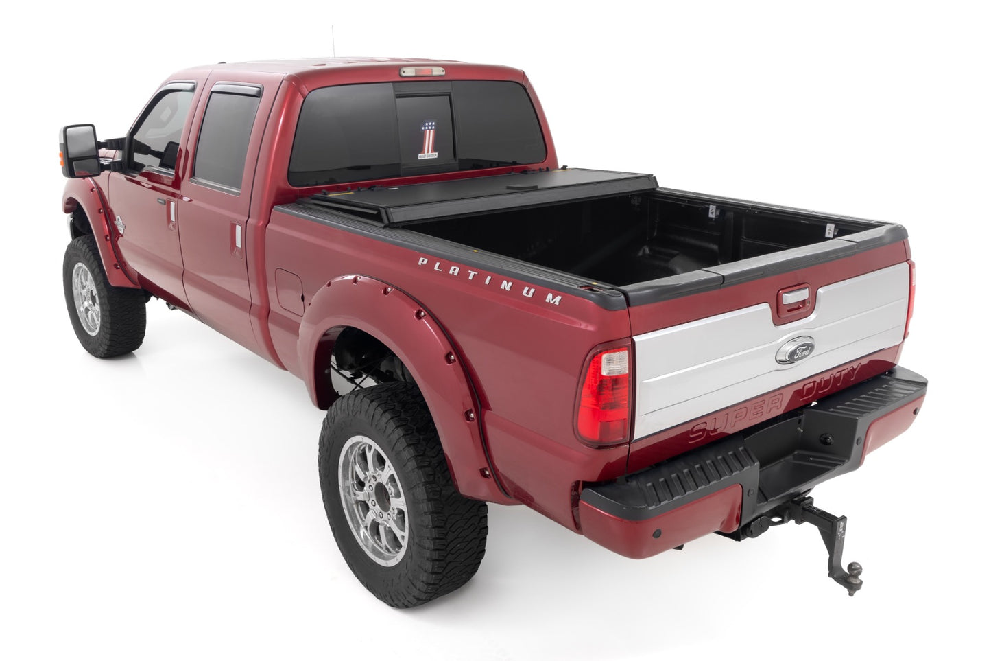 Hard Tri-Fold Flip Up Bed Cover | 6'10" Bed | Ford F-250/F-350 Super Duty (99-16)