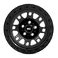 Rough Country 82 Series Wheel | One-Piece | Semi Gloss Black | 15x8 | 5x4.5 | -19mm