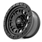 Rough Country 82 Series Wheel | One-Piece | Semi Gloss Black | 15x8 | 5x4.5 | -19mm