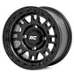 Rough Country 82 Series Wheel | One-Piece | Semi Gloss Black | 14x7 | 4x137 | +10mm