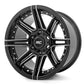 Rough Country 88 Series Wheel | One-Piece | Gloss Black | 20x10 | 6x5.5 | -18mm