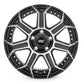 Rough Country 89 Series Wheel | One-Piece | Black Machined Gun Metal | 17x9 | 6x135 |  -12mm