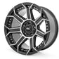 Rough Country 89 Series Wheel | One-Piece | Black Machined Gun Metal | 17x9 | 6x135 |  -12mm