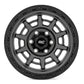 Rough Country 85 Series Wheel | Simulated Beadlock | Gunmetal Gray/Black | 17x9 | 5x4.5 | -12mm