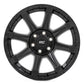 Rough Country 81 Series Wheel | One-Piece | Semi Gloss Black | 20x10 | 6x5.5 | -25mm