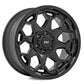 Rough Country 80 Series Wheel | One-Piece | Semi Gloss Black | 20x9 | 8x6.5 | 0mm