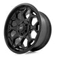 Rough Country 80 Series Wheel | One-Piece | Semi Gloss Black | 20x9 | 8x6.5 | 0mm