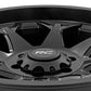 Rough Country 80 Series Wheel | One-Piece | Semi Gloss Black | 20x9 | 8x180 | 0mm