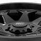 Rough Country 80 Series Wheel | One-Piece | Semi Gloss Black | 20x10 | 6x5.5 | -25mm