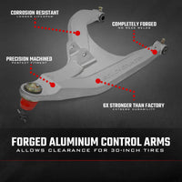 Aluminum Control Arms | High Clearance w/ 2