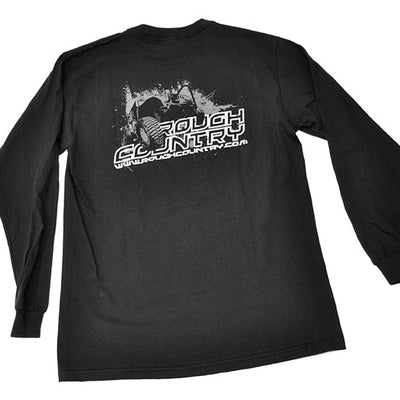 Rough Country T-shirt | Long Sleeve | Black | Size MD