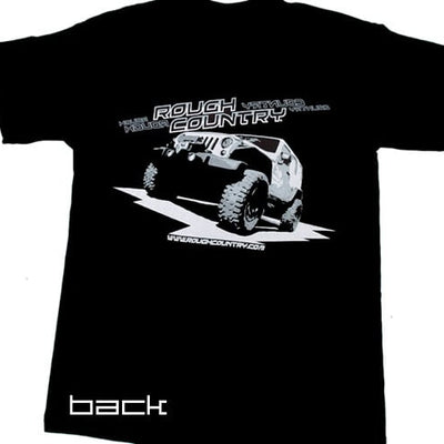 Rough Country T-Shirt | Black | Size MD