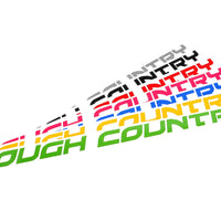 Rough Country Decal | 27 Inch Fender | Matte Black