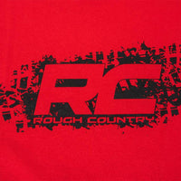 Rough Country T-Shirt | Rough Country Tread | Red | Size 2XL