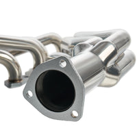 Long Tube Exhaust Headers 1 5/8 Inch Primaries 2.5 Inch Collectors Polished 304 Stainless Steel Fits 1988 - 1998 Chevy GMC C1500 C2500 K1500 K2500 Silverado Sierra Truck 5.0L 5.7L Small Block V8