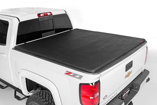 Soft Tri-Fold Bed Cover | 6'7" Bed | Chevy/GMC 1500 Truck 2WD/4WD