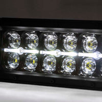 30 Inch Black Series LED Light Bar | Dual Row | Cool White DRL
