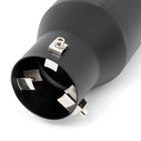 Exhaust Tip | Black | RC Logo | 2.5-3 Inch Pipe