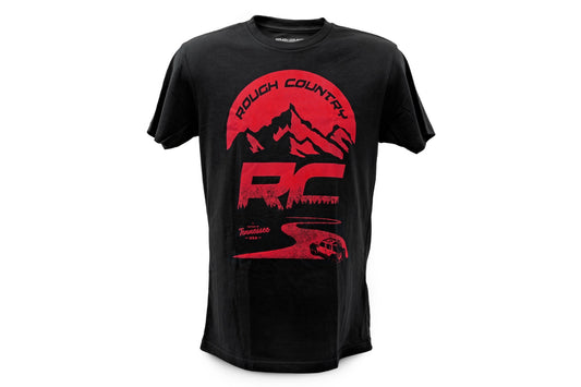 Rough Country T-Shirt | RC Mountains | Black | MD