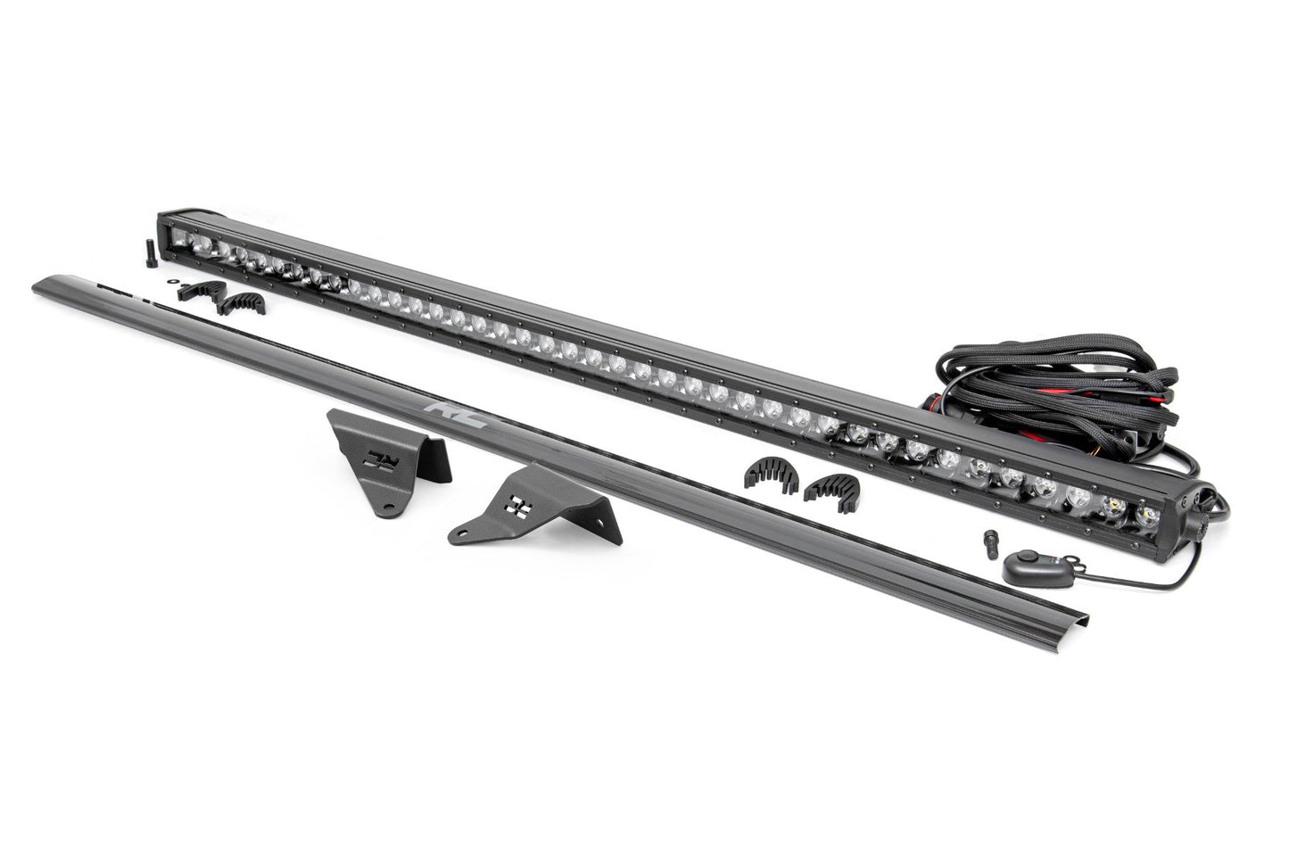 LED Light Kit | Upper Windshield | 40" Black Single Row | Ford Bronco (21-24)