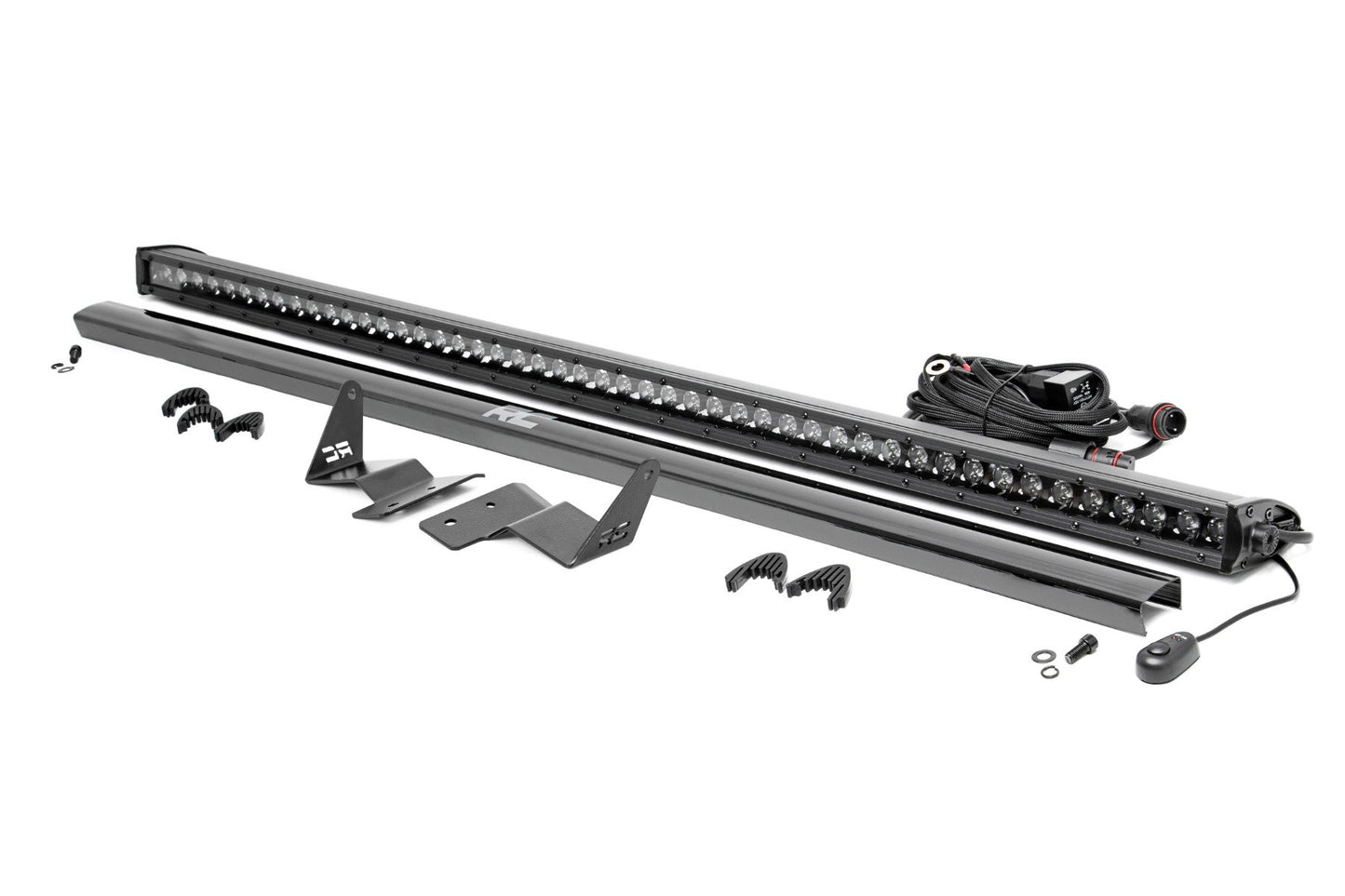 LED Light Kit | Upper Windshield | 50" Black Single Row | Ford Bronco (21-24)