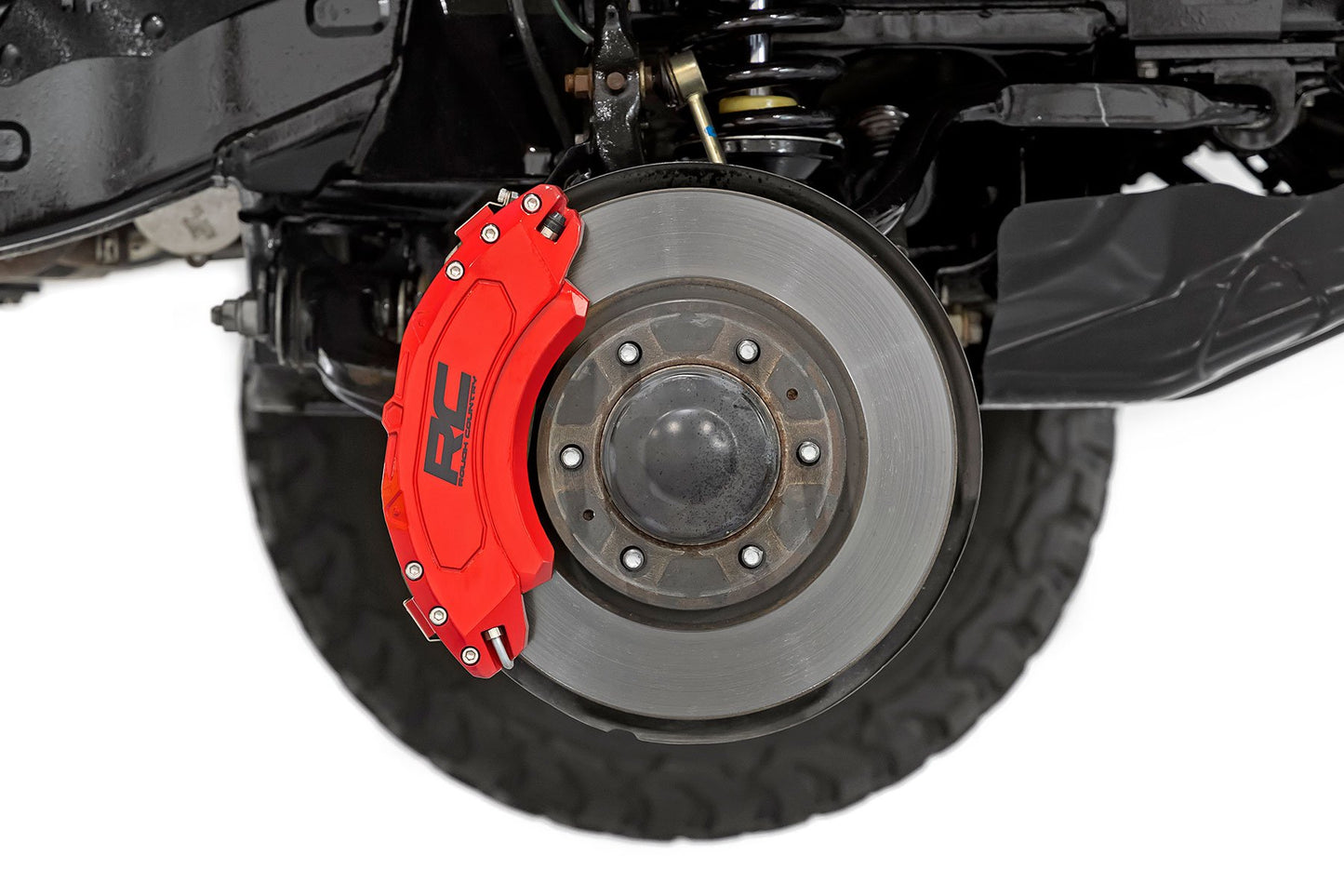 Caliper Covers | Front and Rear | Red | Mech Brake | Ford Expedition/F-150/Raptor