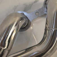 Stainless Steel Shorty Exhaust Headers – Fits 1999-2001 GMC Sierra 1500 2500, 2000-2001 GMC Yukon 4.8L 5.3L with EGR – Direct Bolt-On Manifold Replacement