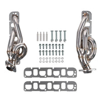 Ram 1500 5.7 Hemi Shorty Headers Direct Replacement for Factory Exhaust Manifolds 2009–2018 and 2019–2024 Classic Old Body Style 304 Stainless Steel