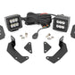 LED Light Kit | Cage Mount | 2" Black Pair | CFMoto UForce 1000/1000XL
