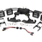 LED Light Kit | Fog Mount | Dual 2" Black Pairs | Chevy Silverado 1500/2500HD/3500HD 2WD/4WD