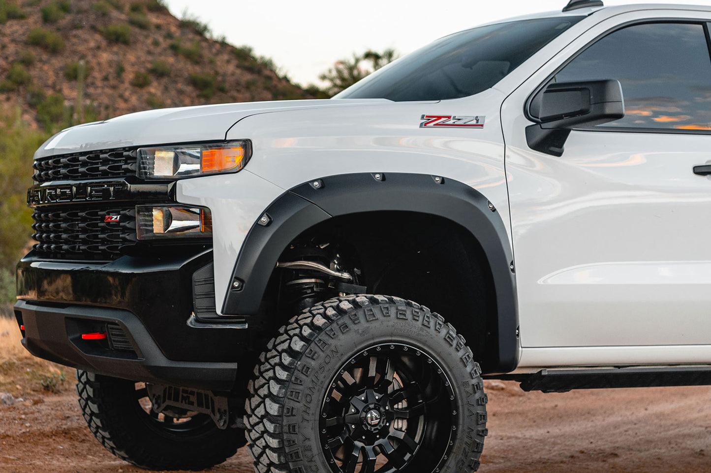 Pocket Fender Flares | GBA Black | Chevy Silverado 1500 2WD/4WD (2019-2021)