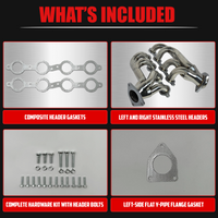 Stainless Shorty Headers – LS 2002–2013