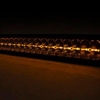 20 Inch Chrome Series LED Light Bar | Dual Row | Amber DRL