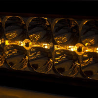 20 Inch Chrome Series LED Light Bar | Dual Row | Amber DRL