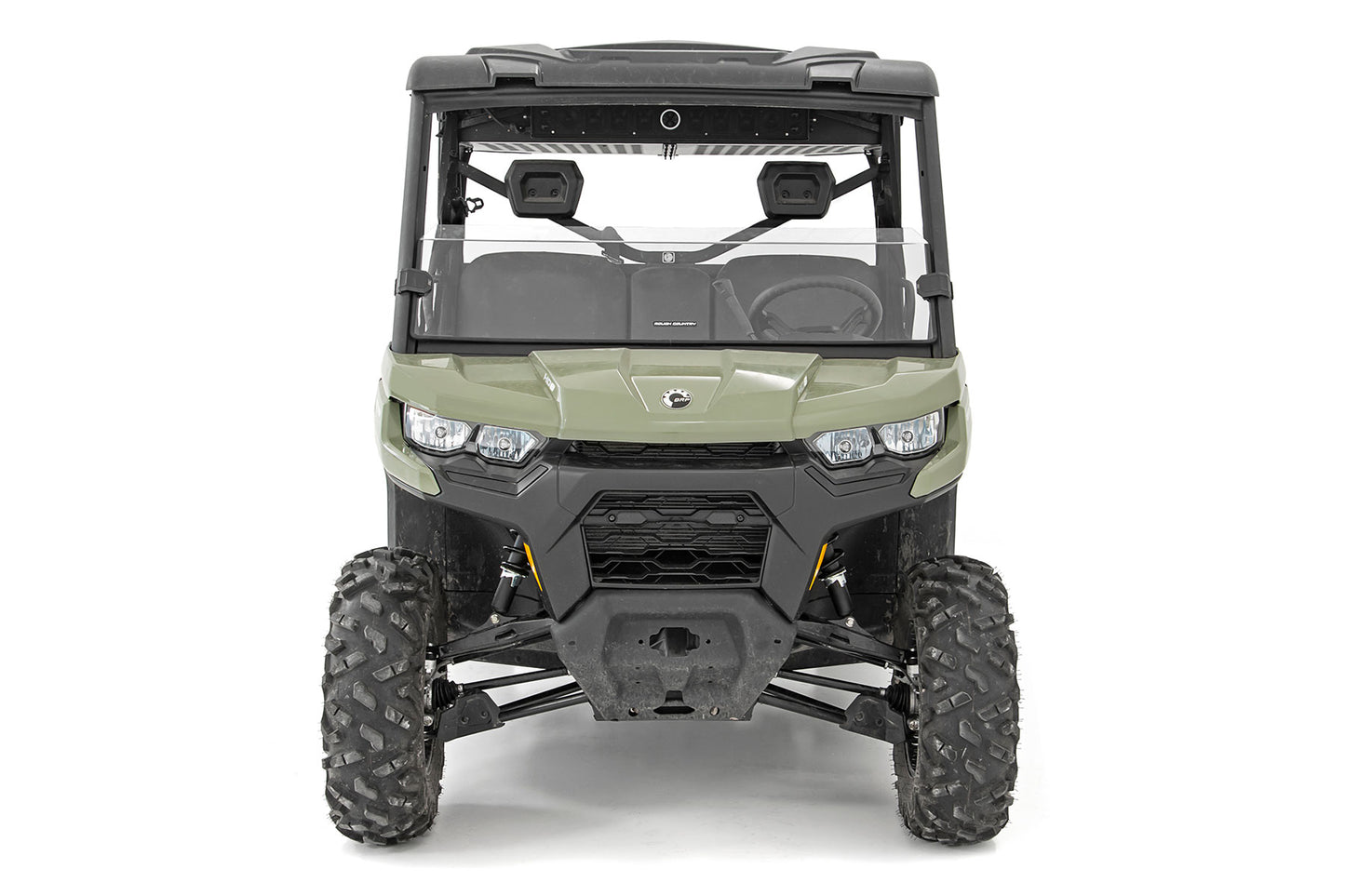 Half Windshield | Scratch Resistant | Can-Am Defender HD 5/HD 8/HD 9/HD 10