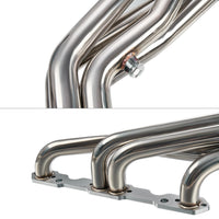 Long Tube Exhaust Headers 1 5/8 Inch Primaries 2.5 Inch Collectors Polished 304 Stainless Steel Fits 1988 - 1998 Chevy GMC C1500 C2500 K1500 K2500 Silverado Sierra Truck 5.0L 5.7L Small Block V8