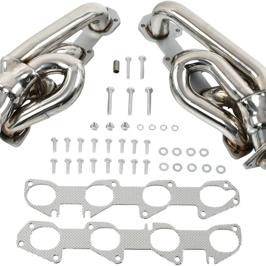 Ram 1500 5.7 Hemi Shorty Headers Direct Replacement for Factory Exhaust Manifolds (Stainless)