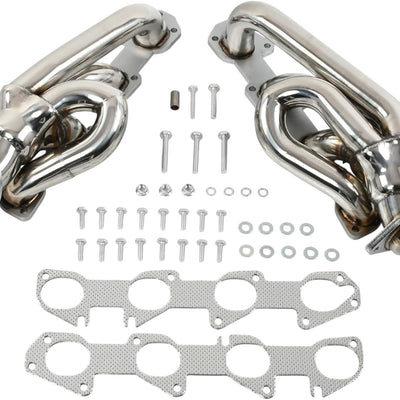 Ram 1500 5.7 Hemi Shorty Headers Direct Replacement for Factory Exhaust Manifolds (Stainless)