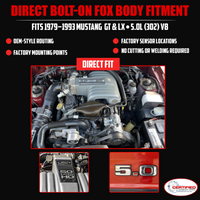 79-93 Mustang 5.0L Ceramic Shorty Headers | Direct Bolt-On