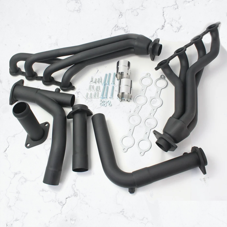 Title: Exhaust Header for 1999–2006 GM 4.8L/5.3L/6.0L – Black Coated