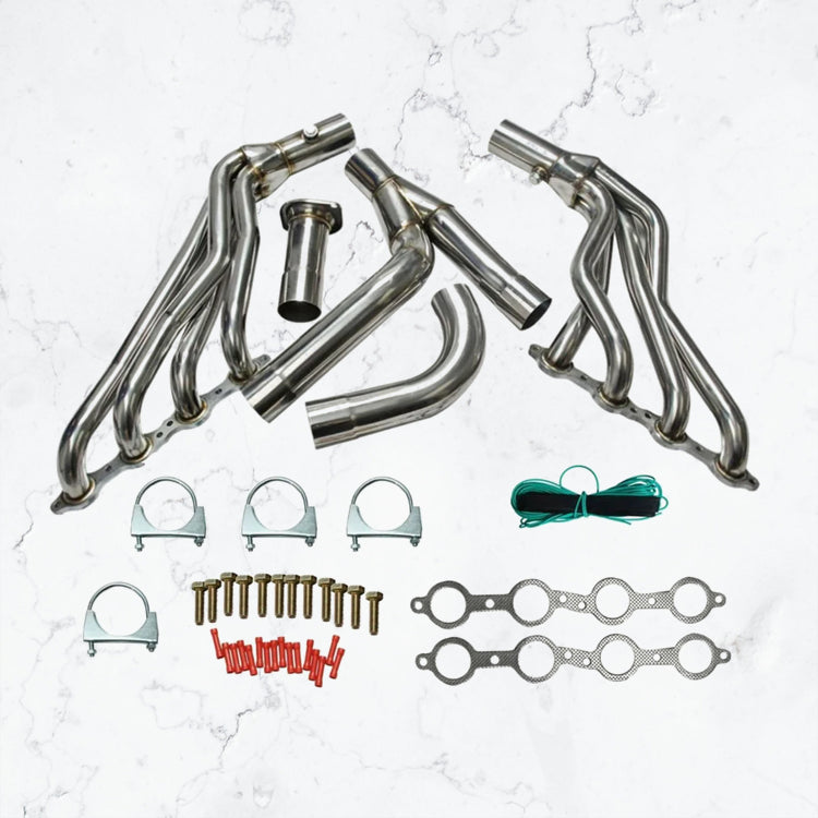 Exhaust Header for 1999–2006 GM 4.8L/5.3L/6.0L – Polished