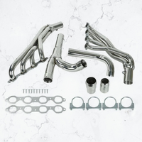 Certified Automotive Experts Exhaust Header with Y-Pipe – Fits 2014–2017 Silverado, Sierra, Escalade, Yukon, Tahoe – 5.3L/6.2L V8 – Polished Stainless Steel