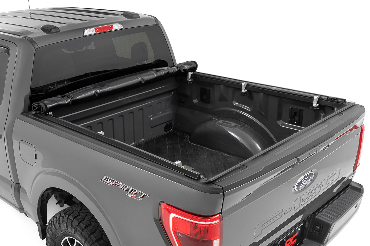 Soft Roll Up Bed Cover | 5'7" Bed | Ford F-150/F-150 Lightning/Raptor  (15-24)