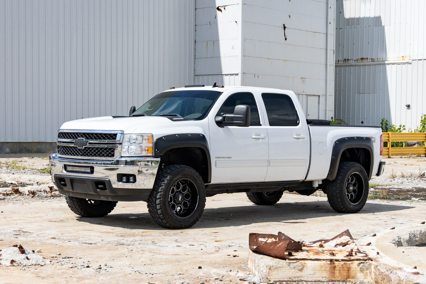 Pocket Fender Flares | GBA Black | Chevy Silverado 1500/2500HD/3500HD (07-14)