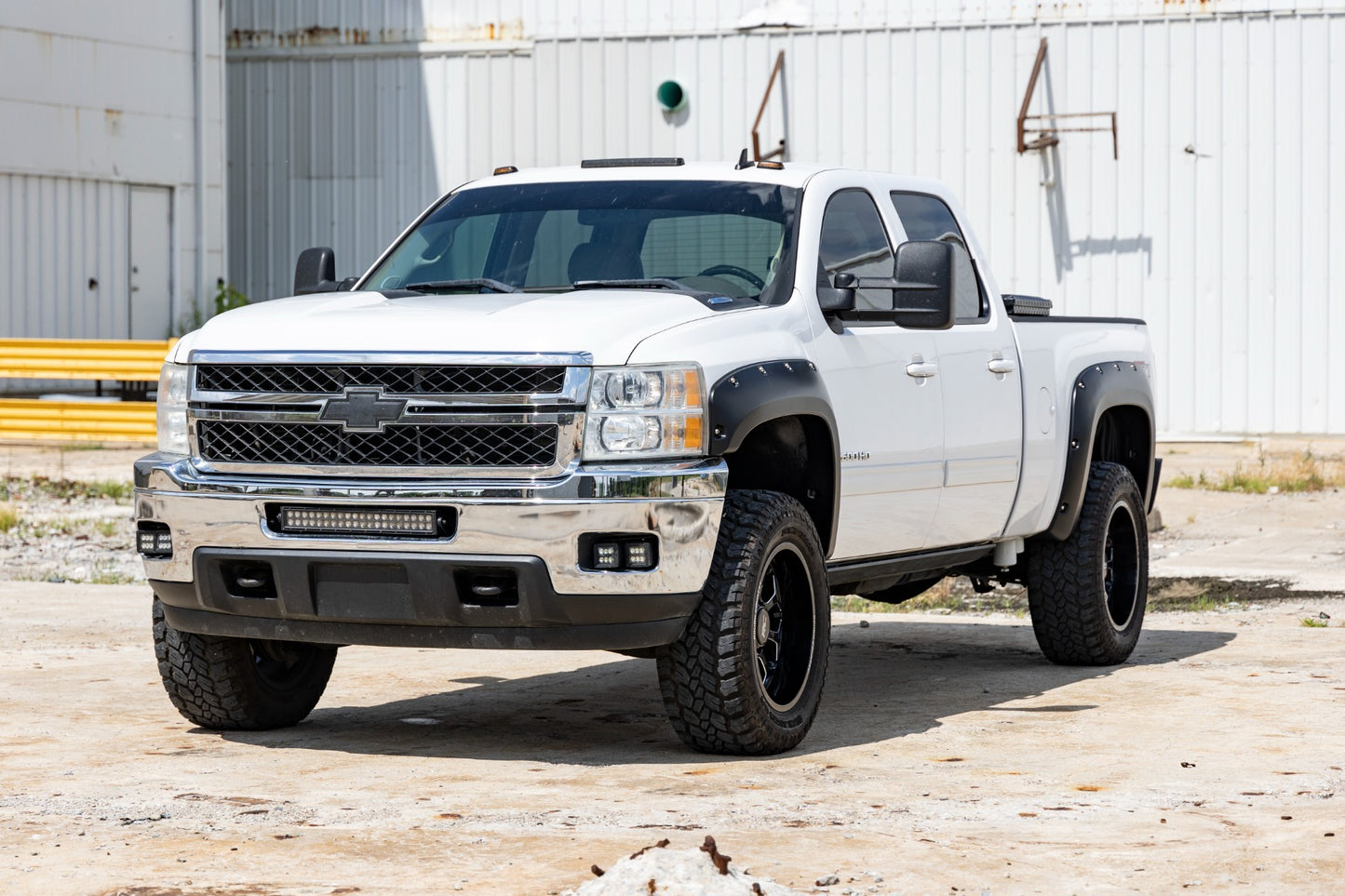 Pocket Fender Flares | 6'7" & 8' Bed | 46 Stealth Gray | Chevy Silverado 1500/2500HD/3500HD (07-14)