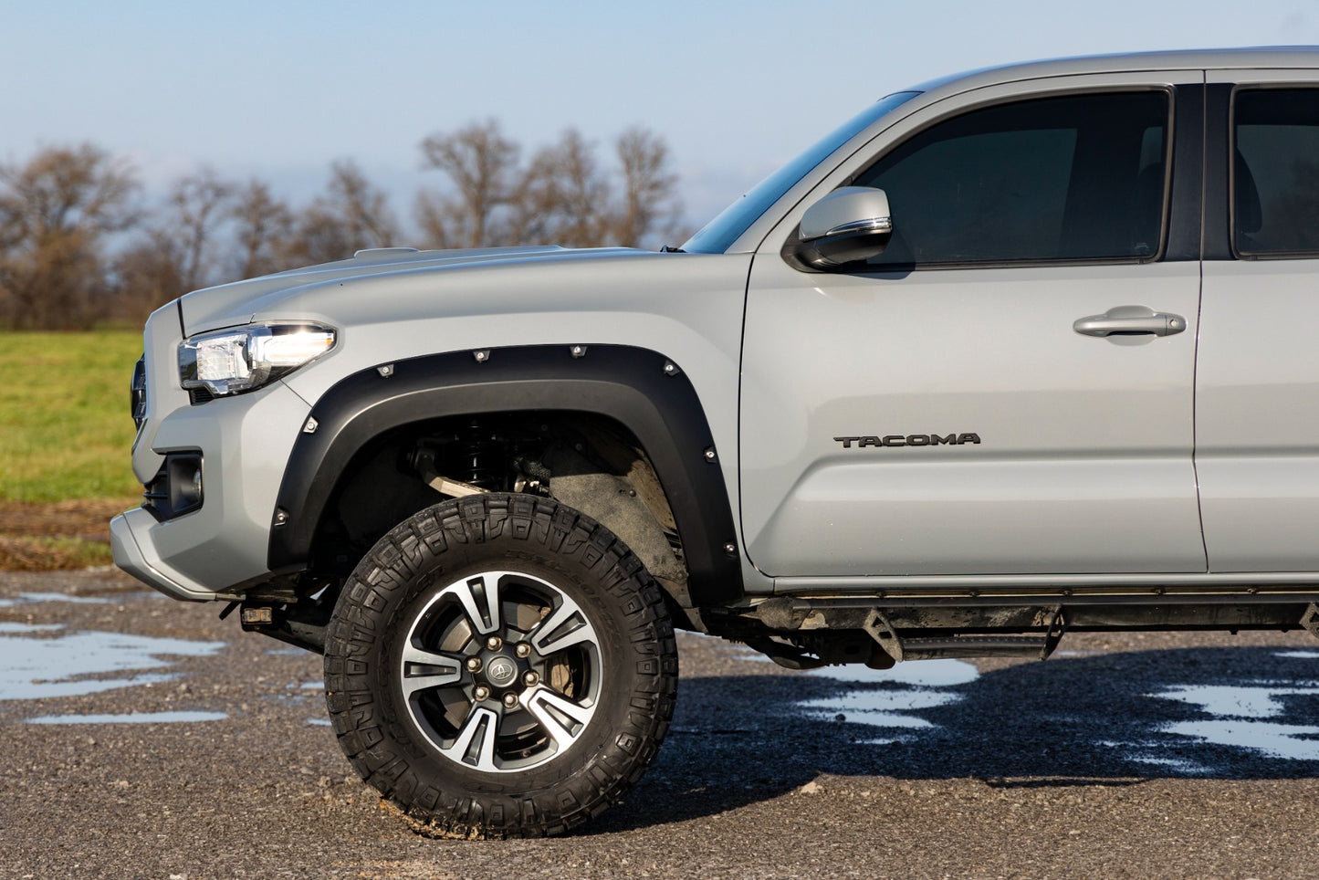 Pocket Fender Flares | 1D6 Silver Sky Metallic | Toyota Tacoma 2WD/4WD (16-23)