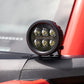 LED Light Kit | Ditch Mount | 3.5" Black Round Pair | Amber DRL | Ford Bronco (21-24)