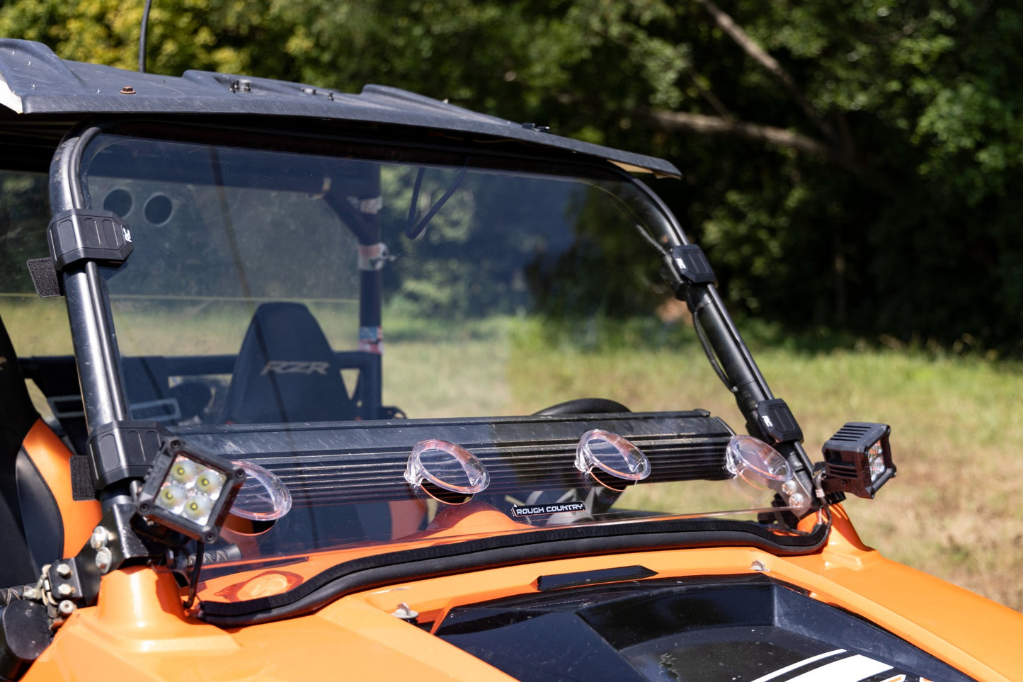 Vented Full Windshield | Scratch Resistant | Polaris Ranger RZR 4 800/RZR S 800