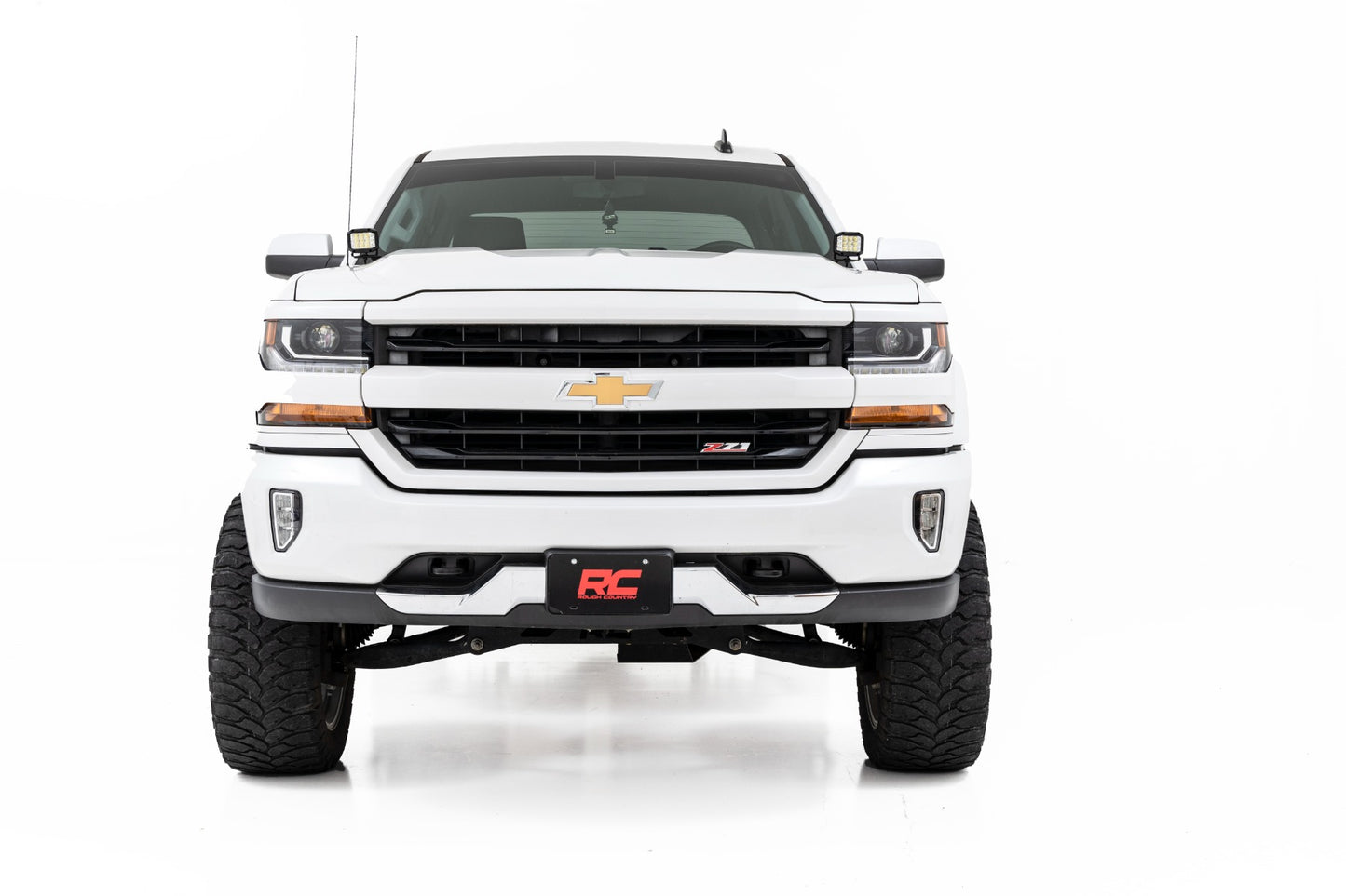 LED Ditch Light Kit | 2in Black Pair | White DRL | Chevy/GMC 1500 (14-18 & Classic)