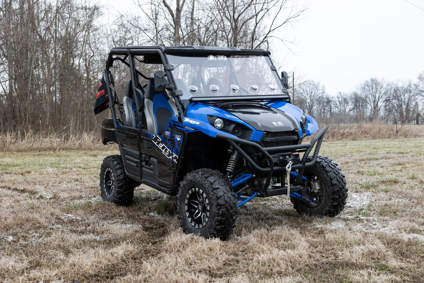 LED Light | Cage Mount | 50" Black Single Row | Kawasaki Teryx